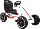 Gokart na pedały Ramiz Abarth Biały (5903864909531) - obraz 9