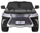 Samochód elektryczny Ramiz Lexus LX570 Czarny (5903864904994) - obraz 3