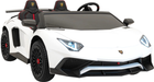 Samochód elektryczny Ramiz Lamborghini Aventador SV Biały (5903864940473) - obraz 5