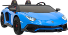 Електромобіль Ramiz Lamborghini Aventador SV Синій (5903864940497) - зображення 4