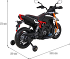 Motocykl elektryczny Ramiz Aprilia Czarny (5903864942873) - obraz 2