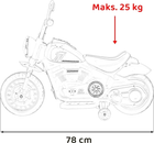 Motocykl elektryczny Ramiz Chopper Faster Czerwony (5903864941050) - obraz 3