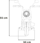 Motocykl elektryczny Ramiz Chopper Faster Niebieski (5903864941029) - obraz 2