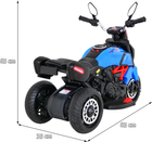 Motocykl elektryczny Ramiz Fast Tourist Niebieski (5903864913385) - obraz 2