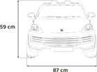 Samochód elektryczny Ramiz Porsche Cayenne S Czarny (5903864941005) - obraz 2