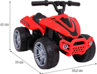 Електричний квадроцикл Ramiz Little Monster Червоний (5903864907605) - зображення 2