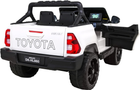 Samochód elektryczny Ramiz Toyota Hilux Biały (5903864955408) - obraz 9
