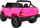 Електромобіль Ramiz Toyota Hilux Рожевий (5903864955422) - зображення 4