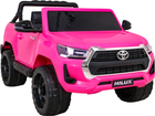 Електромобіль Ramiz Toyota Hilux Рожевий (5903864955422) - зображення 10