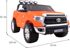 Samochód elektryczny Ramiz Toyota Tundra XXL Pomarańczowy (5903864906585) - obraz 2