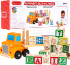 Zabawka edukacyjna Milly & Ted Alfabet Blocks Truck (5903864954852) - obraz 1