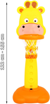 Ігровий набір Ramiz Жираф Баскетбол + Обручі + Дартс + Міра зростання 4 в 1 (5903864911466) - зображення 2
