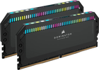 Оперативна пам'ять Corsair DDR5-6400 65536MB PC5-51200 (Kit of 2x32768) Dominator Platinum RGB Black (CMT64GX5M2B6400C32) - зображення 2