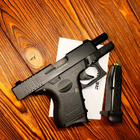 Cтартовий Пістолет Retay, Glock 26 + 20 патронів, AZM R26 кал. 9 мм, Сигнальний, холостий пістолет - зображення 5