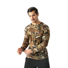 Тактический лонгслив мужской Lesko A659 Camouflage CP XL с длинным рукавом - изображение 3