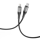 USB Кабель Ridea RC-US42 UltraStrong 30W 3A Type-C to Lightning 2m, Black