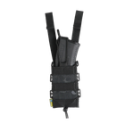 Тактический подсумок жесткий усиленный Kiborg чорный мультикам - изображение 1