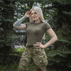 Футболка M-Tac 93/7 Summer Lady Dark Olive XL - изображение 6