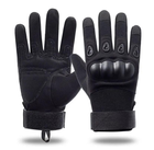 Перчатки с пальцами черные ХL - изображение 3