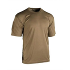 Тактична футболка Sturm Mil-Tec "Tactical T-Shirt Quickdry" Dark Coyote койот L - зображення 1