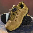 Мужские кроссовки с системой быстрой шнуровки койот размер 41 - изображение 3