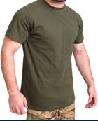 Хлопковая футболка ВСУ прямого кроя олива 48 - изображение 2