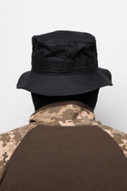 Мужская военная тактическая панама размер 58 для ВСУ армейская черная - изображение 4