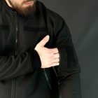 Бомбер Softshell на мікрофлісі чорний розмір XL - зображення 8