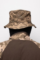 Чоловіча військова тактична панама розмір 58 для ЗСУ армійська піксель - зображення 4