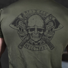 Мужская футболка с принтом Odin Army Two Coolmax олива размер 3XL - изображение 4