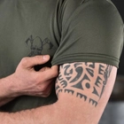 Чоловіча футболка з принтом Odin Army Two Coolmax олива розмір L - зображення 6