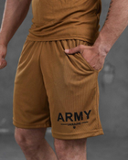 Мужской летний комплект Army Ukraine шорты+футболка M койот (87563) - изображение 5