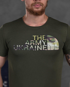 Армейская мужская футболка The Army Ukraine L олива (87565) - изображение 3