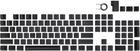 Zestaw nakładek na klawisze dla klawiatury Das Keyboard Blank RGB Keycap Set Black (DKPCX5XUCLSPYBLX) - obraz 1