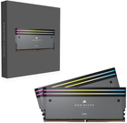 Pamięć Corsair DDR5-6000 65536MB PC5-48000 (Kit of 2x32768) Dominator Titanium RGB Grey (CMP64GX5M2B6000Z30) - obraz 3