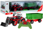 Traktor zdalnie sterowany Ramiz Farm Tractor Czerwono-zielony (5903864900910) - obraz 1