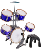 Барабанна установка Ramiz Jazz Drums Music Perfomance Синя (5903864958577) - зображення 3