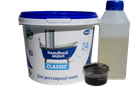 Жидкий акрил для реставрации ванн Plastall Classic 1.5 м цветной Черный 2.9 кг