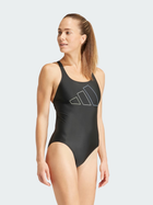 Strój kąpielowy jednoczęściowy damski Adidas Big Bars Suit IQ3982 34 Czarny (4067887629553) - obraz 3