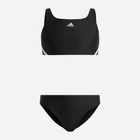 Strój kąpielowy dwuczęściowy młodzieżowy dla dziewczynki Adidas 3S Bikini IB6001 152 Czarny (4066752753553) - obraz 1