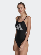 Strój kąpielowy jednoczęściowy damski Adidas 3 Bars Pr Suit HR4368 32 Czarny (4066752700205) - obraz 1