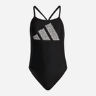 Strój kąpielowy jednoczęściowy damski Adidas 3 Bars Pr Suit HR4368 40 Czarny (4066752700199) - obraz 6
