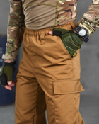 Тактические мужские штаны летние на хлястиках L койот (87571) - изображение 4