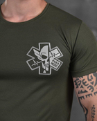 Мужской летний комплект Парамедик шорты+футболка M олива (87554) - изображение 7