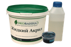 Рідкий наливний акрил ЕкоВанна для реставрації ванн комплект на ванну 1,7 м колір Синій