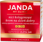 Крем для обличчя Janda Колагенові нитки з мікрочастинками чистого золота 24K Біла орхідея 70+ денний 50 мл (5905159910918) - зображення 1