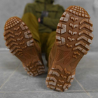 Тактичні кросівки літні Juergen койот шкіряні сітка прошиті 43 - зображення 7