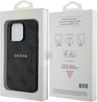 Панель Guess 4G Collection Leather Metal Logo MagSafe для Apple iPhone 14 Pro Black (3666339226305) - зображення 5