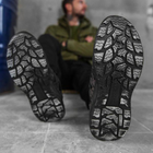 Тактичні кросівки літні Ronin ВТ6768 чорні шкіряні сітка 42 - зображення 7