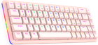 Klawiatura przewodowa Rampage Rebel USB Pink (8680096124020) - obraz 2